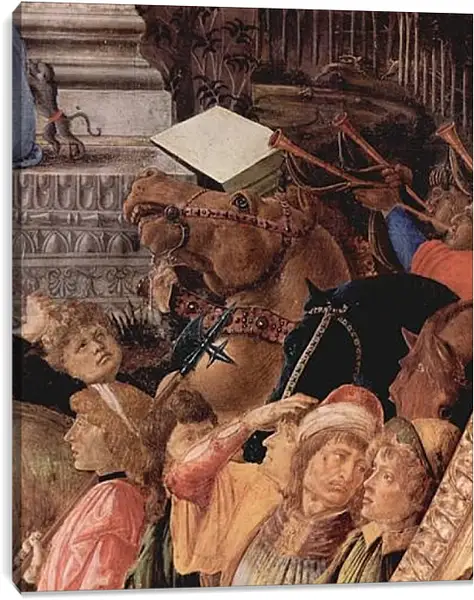 Постер на подрамнике - Adoration of the kings (detail3) Сандро Боттичелли Постер на подрамнике - Adoration of the kings (detail3) Сандро Боттичелли
