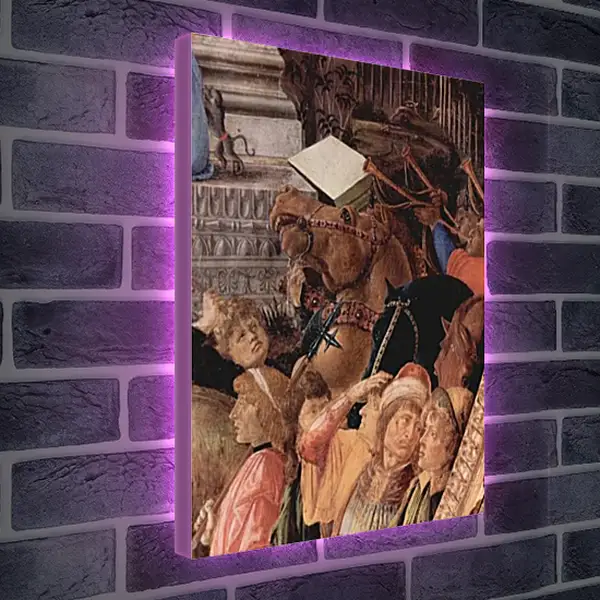 Лайтбокс световая панель - Adoration of the kings (detail3) Сандро Боттичелли Лайтбокс световая панель - Adoration of the kings (detail3) Сандро Боттичелли