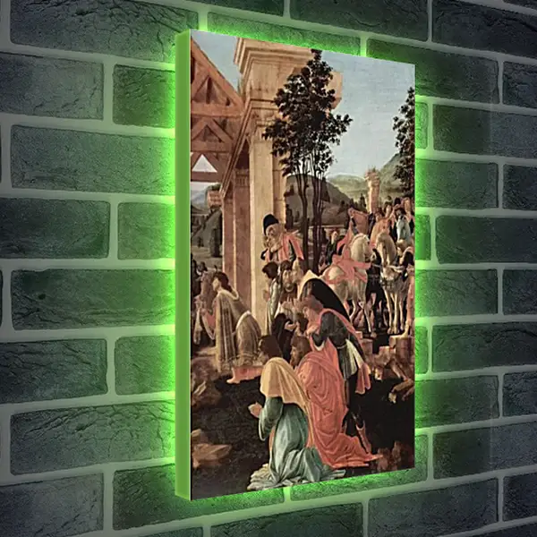 Лайтбокс световая панель - Adoration of the kings (detail) Сандро Боттичелли Лайтбокс световая панель - Adoration of the kings (detail) Сандро Боттичелли