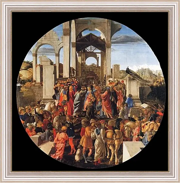 Картина в раме - Adoration of the Kings. Сандро Боттичелли Картина в раме - Adoration of the Kings. Сандро Боттичелли