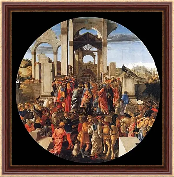 Картина в раме - Adoration of the Kings. Сандро Боттичелли Картина в раме - Adoration of the Kings. Сандро Боттичелли