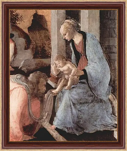 Картина в раме - Adoration of the Holy three Kings (detail) Сандро Боттичелли Картина в раме - Adoration of the Holy three Kings (detail) Сандро Боттичелли