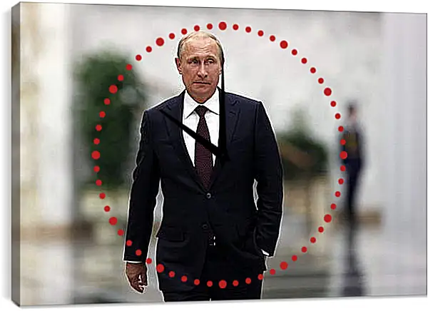 Часы картина - Путин Часы картина - Путин