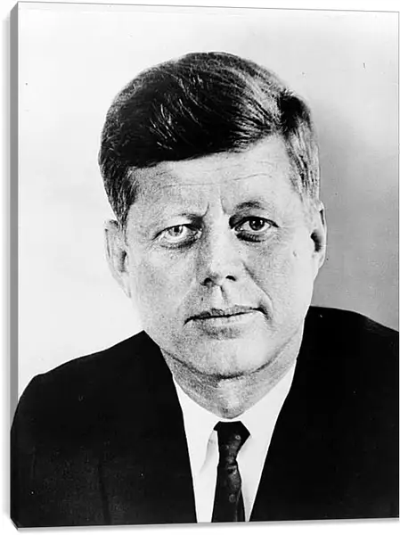 Постер на подрамнике - Джон Фитцджеральд Кеннеди 35-й президент США Постер на подрамнике - Джон Фитцджеральд Кеннеди 35-й президент США