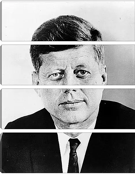 Модульная картина - Джон Фитцджеральд Кеннеди 35-й президент США Модульная картина - Джон Фитцджеральд Кеннеди 35-й президент США