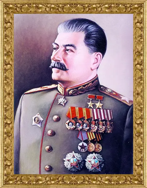 Картина в раме - Иосиф Виссарионович Сталин Картина в раме - Иосиф Виссарионович Сталин