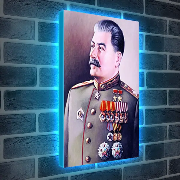 Лайтбокс световая панель - Иосиф Виссарионович Сталин Лайтбокс световая панель - Иосиф Виссарионович Сталин