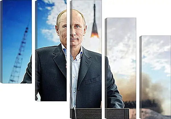 Модульная картина - Владимир Владимирович Путин Модульная картина - Владимир Владимирович Путин