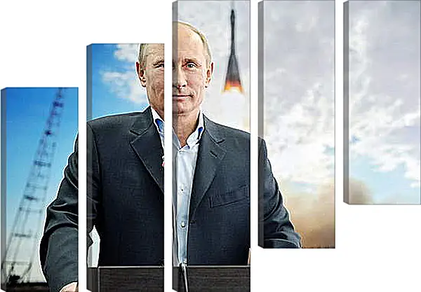 Модульная картина - Путин Модульная картина - Путин