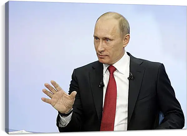 Постер на подрамнике - Владимир Владимирович Путин Постер на подрамнике - Владимир Владимирович Путин
