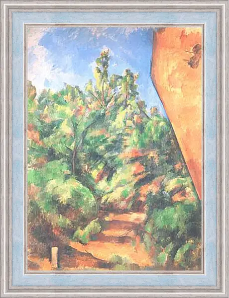 Картина в раме - Le Rocher Rouge (vers). Поль Сезанн Картина в раме - Le Rocher Rouge (vers). Поль Сезанн