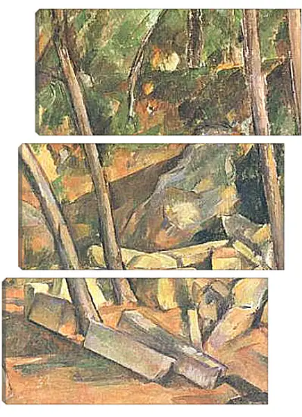 Модульная картина - La Meule dans le Parc de Chateau Noir Detail (vers). Поль Сезанн Модульная картина - La Meule dans le Parc de Chateau Noir Detail (vers). Поль Сезанн