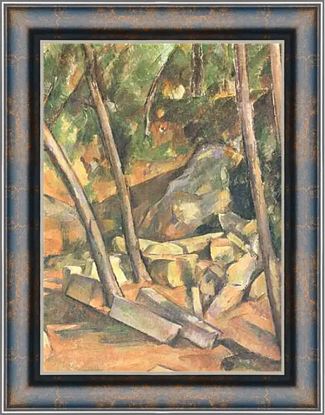 Картина в раме - La Meule dans le Parc de Chateau Noir Detail (vers). Поль Сезанн Картина в раме - La Meule dans le Parc de Chateau Noir Detail (vers). Поль Сезанн