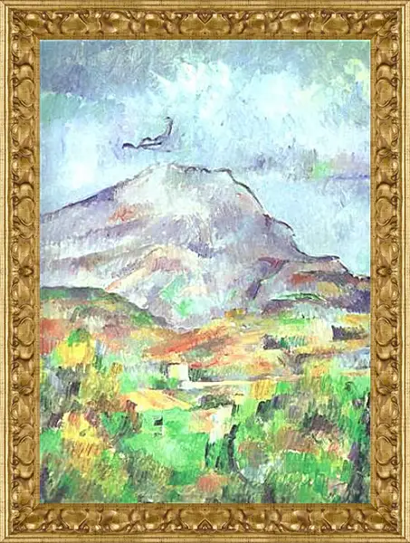 Картина в раме - La Montagne Sainte-Victoire Detail (vers). Поль Сезанн Картина в раме - La Montagne Sainte-Victoire Detail (vers). Поль Сезанн