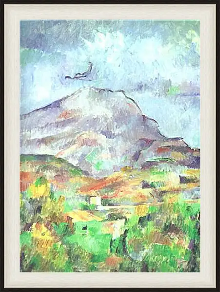Картина в раме - La Montagne Sainte-Victoire Detail (vers). Поль Сезанн Картина в раме - La Montagne Sainte-Victoire Detail (vers). Поль Сезанн