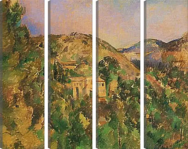 Модульная картина - La Colline des Pauvres. Поль Сезанн Модульная картина - La Colline des Pauvres. Поль Сезанн