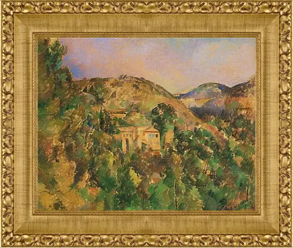 Картина в раме - La Colline des Pauvres. Поль Сезанн Картина в раме - La Colline des Pauvres. Поль Сезанн