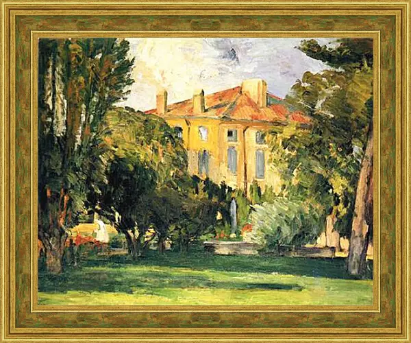 Картина в раме - Le Jas de Bouffan (vers). Поль Сезанн Картина в раме - Le Jas de Bouffan (vers). Поль Сезанн