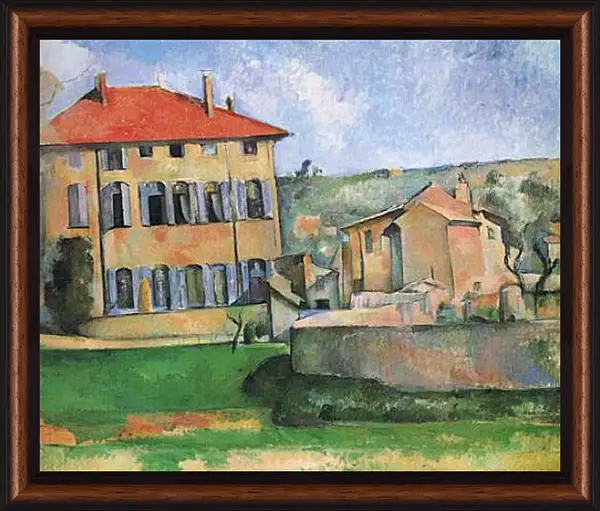 Картина в раме - Le Jas de Bouffan. Поль Сезанн Картина в раме - Le Jas de Bouffan. Поль Сезанн