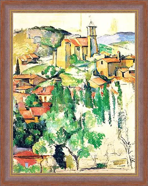 Картина в раме - Vue de Gardanne. Поль Сезанн Картина в раме - Vue de Gardanne. Поль Сезанн