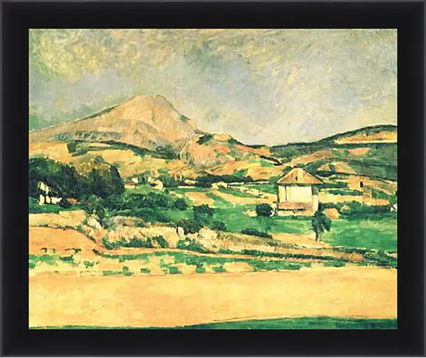 Картина в раме - Вид на гору Сент-Виктуар из рощи в Шато-Нуар. Paysage de la montagne Sainte-Victoire. Поль Сезанн Картина в раме - Вид на гору Сент-Виктуар из рощи в Шато-Нуар. Paysage de la montagne Sainte-Victoire. Поль Сезанн
