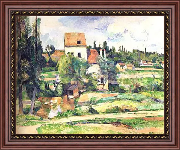 Картина в раме - Moulin sur la Couleuve, pres de Pontoise. Поль Сезанн Картина в раме - Moulin sur la Couleuve, pres de Pontoise. Поль Сезанн