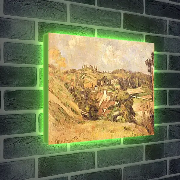 Лайтбокс световая панель - Auvers-sur-Oise Vu du cote du Val Harme. Поль Сезанн Лайтбокс световая панель - Auvers-sur-Oise Vu du cote du Val Harme. Поль Сезанн