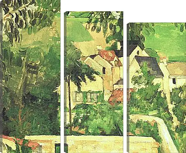 Модульная картина - Quartier Four a Auvers. Поль Сезанн Модульная картина - Quartier Four a Auvers. Поль Сезанн
