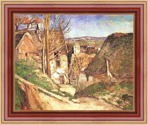 Картина в раме - La Maison du Pendu Auvers-sur-Oise. Поль Сезанн Картина в раме - La Maison du Pendu Auvers-sur-Oise. Поль Сезанн