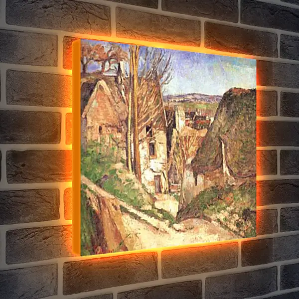 Лайтбокс световая панель - La Maison du Pendu Auvers-sur-Oise. Поль Сезанн Лайтбокс световая панель - La Maison du Pendu Auvers-sur-Oise. Поль Сезанн