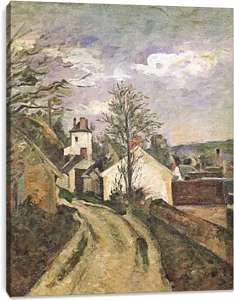 Постер на подрамнике - La Maison du Docteur Gachet a Auvers. Поль Сезанн Постер на подрамнике - La Maison du Docteur Gachet a Auvers. Поль Сезанн