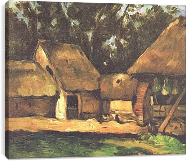 Постер на подрамнике - Le Moulin a Huile. Поль Сезанн Постер на подрамнике - Le Moulin a Huile. Поль Сезанн