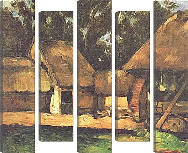 Модульная картина - Le Moulin a Huile. Поль Сезанн Модульная картина - Le Moulin a Huile. Поль Сезанн