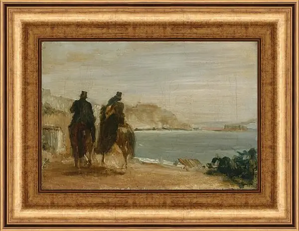 Картина в раме - Promenade beside the Sea. Эдгар Дега Картина в раме - Promenade beside the Sea. Эдгар Дега