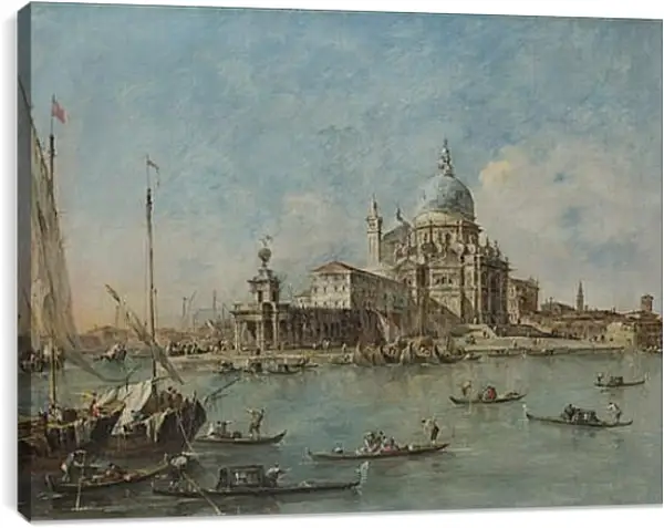 Постер на подрамнике - The Punta della Dogana (1) Франческо Гварди Постер на подрамнике - The Punta della Dogana (1) Франческо Гварди