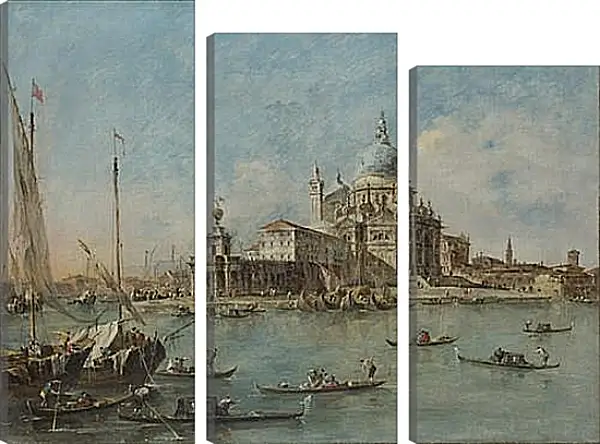 Модульная картина - The Punta della Dogana (1) Франческо Гварди Модульная картина - The Punta della Dogana (1) Франческо Гварди