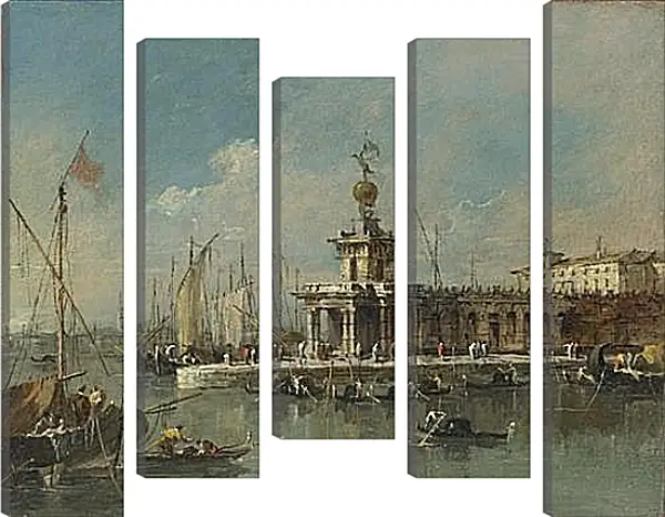 Модульная картина - The Punta della Dogana. Франческо Гварди Модульная картина - The Punta della Dogana. Франческо Гварди