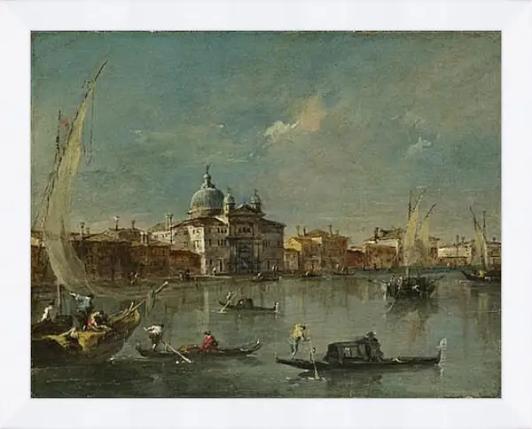 Картина в раме - The Giudecca with the Zitelle. Франческо Гварди Картина в раме - The Giudecca with the Zitelle. Франческо Гварди