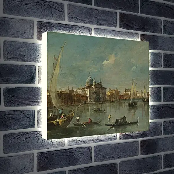 Лайтбокс световая панель - The Giudecca with the Zitelle. Франческо Гварди Лайтбокс световая панель - The Giudecca with the Zitelle. Франческо Гварди