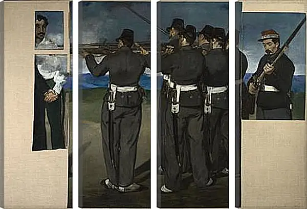 Модульная картина - The Execution of Maximilian. Эдуард Мане Модульная картина - The Execution of Maximilian. Эдуард Мане