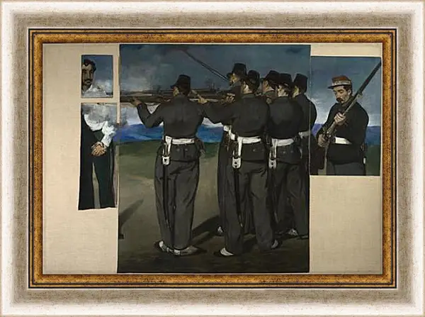 Картина в раме - The Execution of Maximilian. Эдуард Мане Картина в раме - The Execution of Maximilian. Эдуард Мане