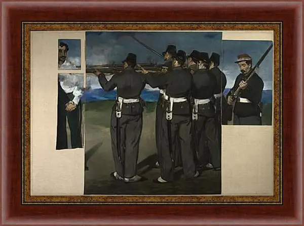 Картина в раме - The Execution of Maximilian. Эдуард Мане Картина в раме - The Execution of Maximilian. Эдуард Мане