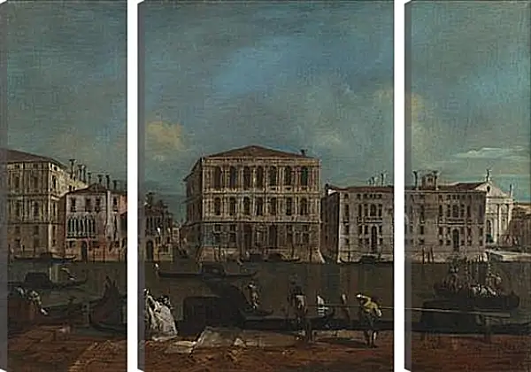 Модульная картина - The Grand Canal with Palazzo Pesaro. Франческо Гварди Модульная картина - The Grand Canal with Palazzo Pesaro. Франческо Гварди