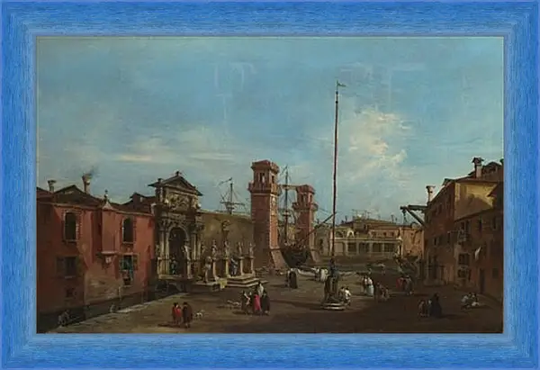 Картина в раме - The Arsenal. Франческо Гварди Картина в раме - The Arsenal. Франческо Гварди