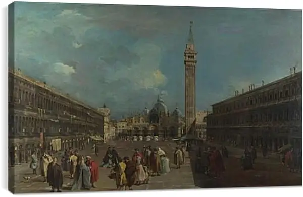 Постер на подрамнике - Piazza San Marco (var) Франческо Гварди Постер на подрамнике - Piazza San Marco (var) Франческо Гварди