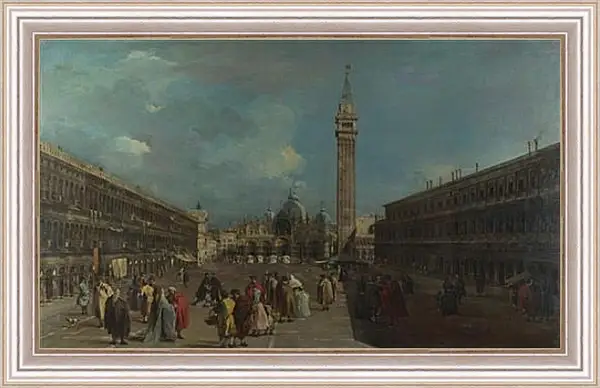 Картина в раме - Piazza San Marco (var) Франческо Гварди Картина в раме - Piazza San Marco (var) Франческо Гварди