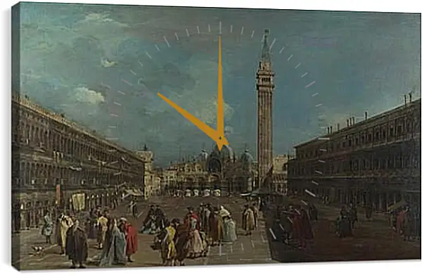 Часы картина - Piazza San Marco (var) Франческо Гварди Часы картина - Piazza San Marco (var) Франческо Гварди
