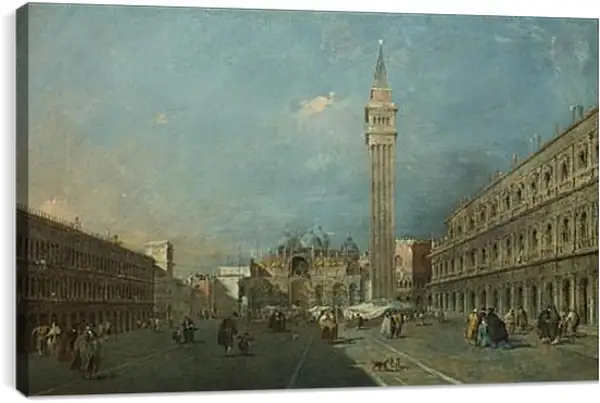 Постер на подрамнике - Piazza San Marco. Франческо Гварди Постер на подрамнике - Piazza San Marco. Франческо Гварди