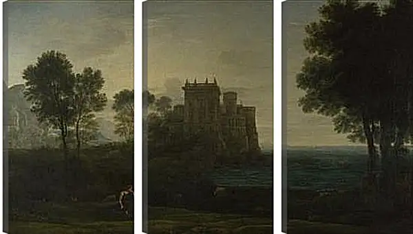 Модульная картина - The Enchanted Castle. Лоррен Клод Модульная картина - The Enchanted Castle. Лоррен Клод