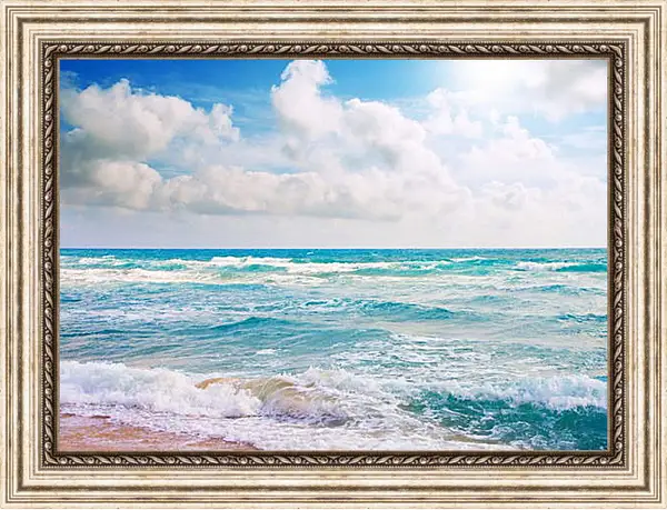 Картина в раме - Море, волны Картина в раме - Море, волны